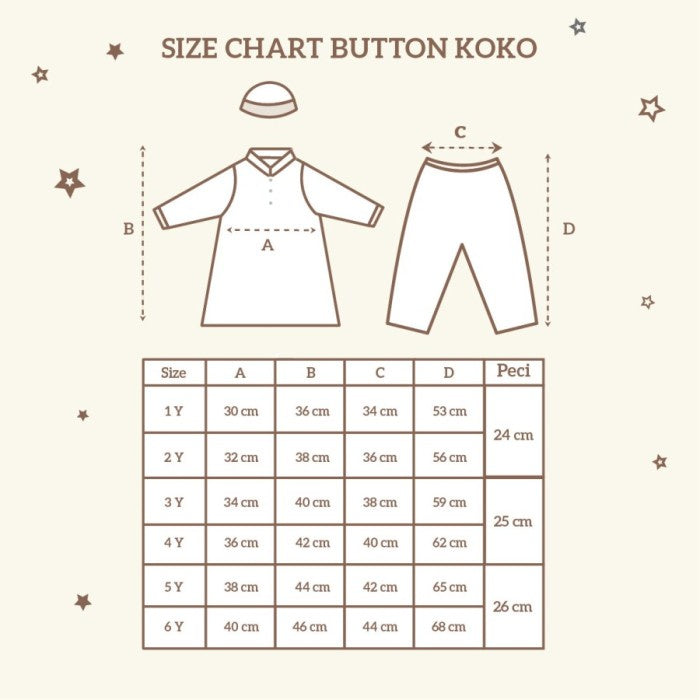 Little Palmerhaus - Button Koko Set Raya Collection