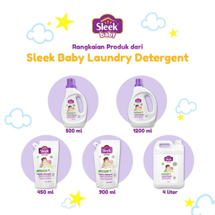 Sleek Baby Laundry Detergen Sabun Cuci Baju Bayi