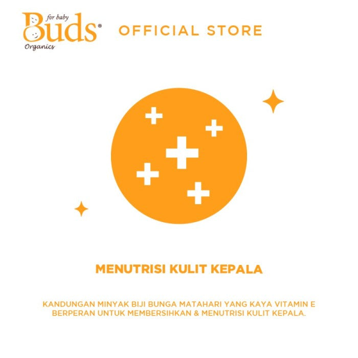 Buds Organics Flaky Scalp Oil - Minyak Kerak Kulit Kepala Bayi & Anak