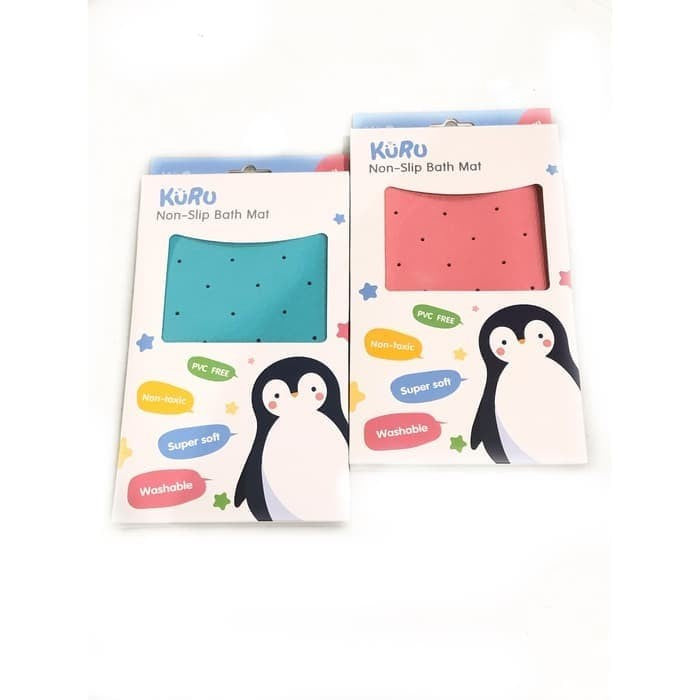 KURU Baby Bath Mat Alas Karet Bak Mandi Bayi & Anak Anti Slip
