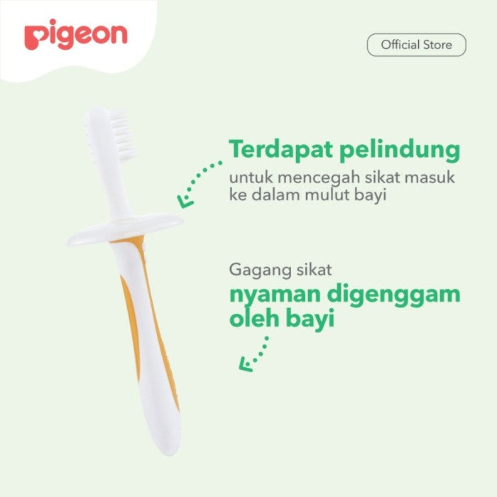 PIGEON TRAINING TOOTHBRUSH LESSON 2 sikat gigi anak bayi