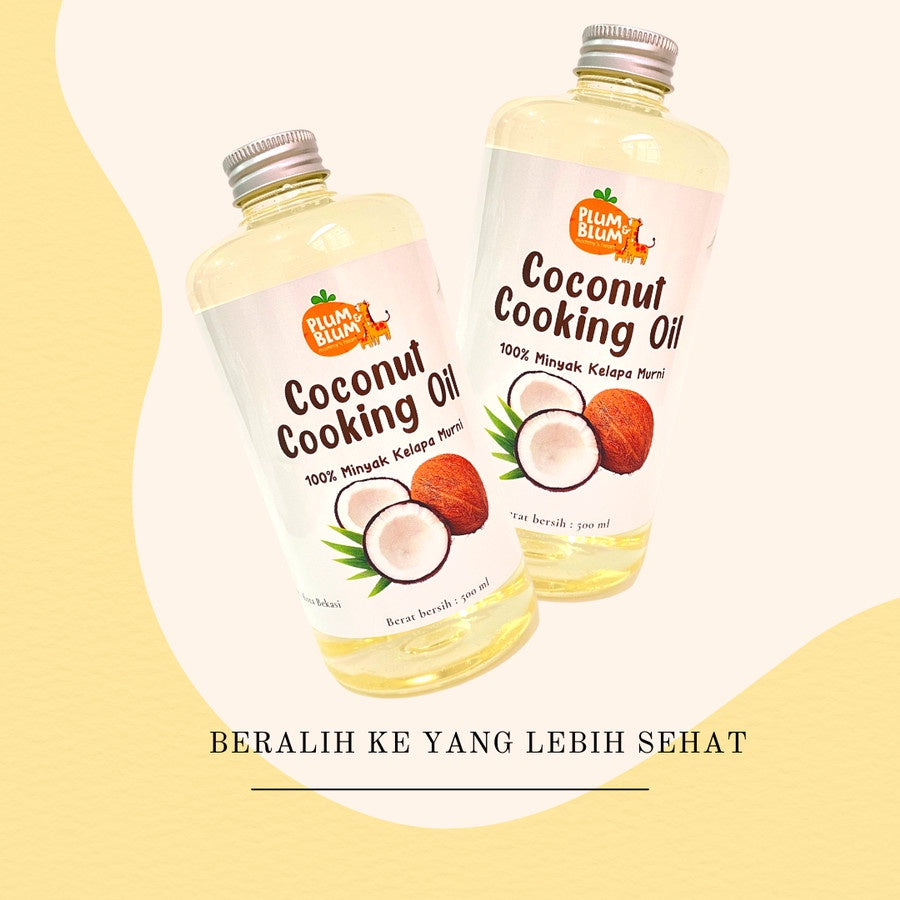 Plum & Blum Coconut Cooking Oil Minyak MPASI BB Booster