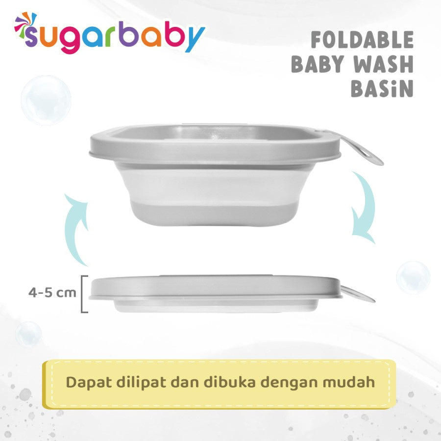 Sugar Baby Foldable Baby Wash Basin/Baskom Lipat Bayi/Ember Lipat