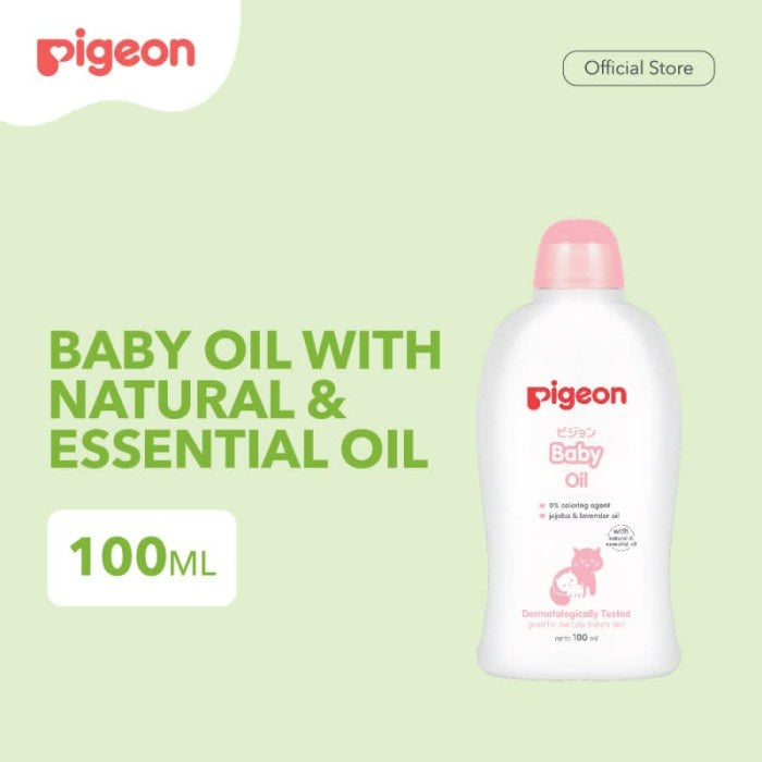 PIGEON Baby Oil With Natural & Essensial Oil 100ML