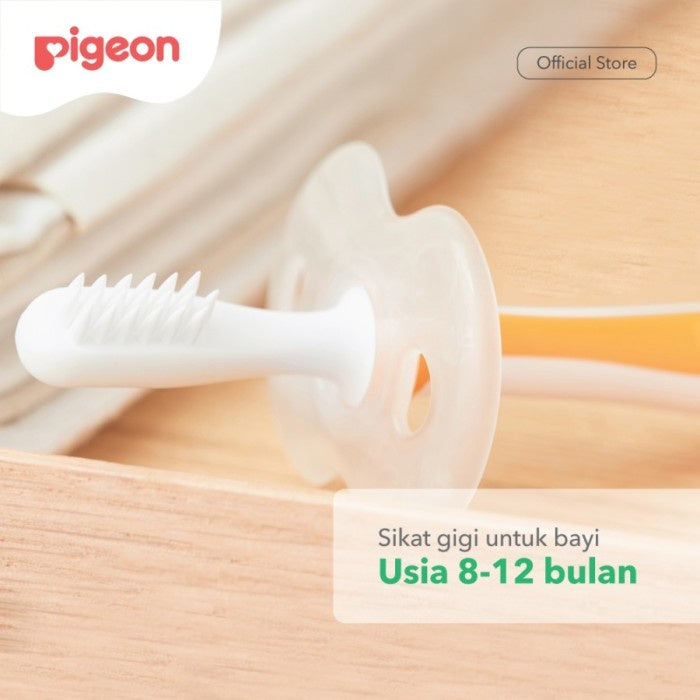 PIGEON TRAINING TOOTHBRUSH LESSON 2 sikat gigi anak bayi