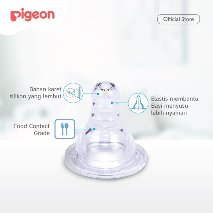 Pigeon Triple Pack PP KP 120Ml With S-Type Silicone Nipple dot isi 2pc