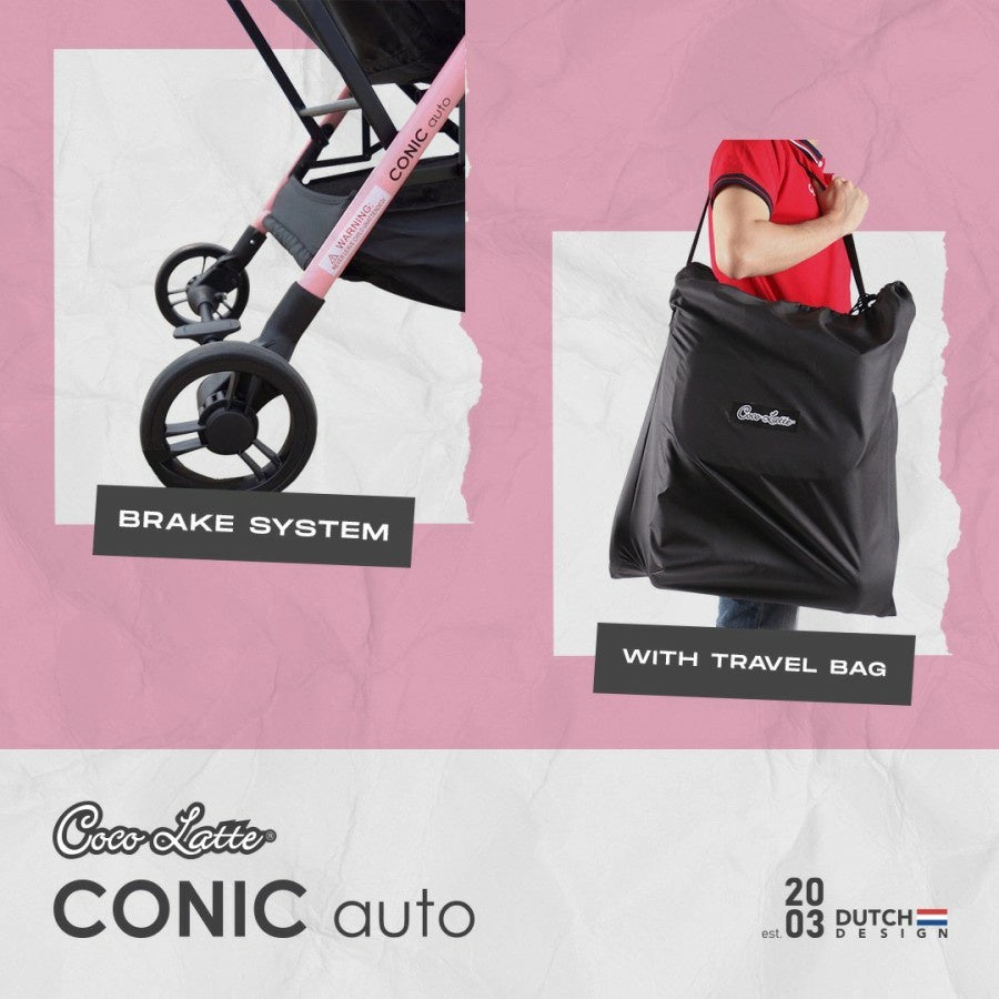 Stroller Cocolatte CL - CB 70152 SN Conic Auto / Kereta Bayi AutoFold