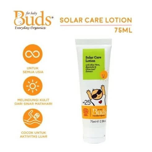 Buds Organics Solar Care Lotion - Sunblock Sunscreen Kulit Bayi & Anak