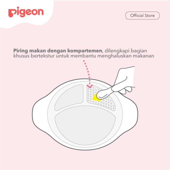 PIGEON Feeding Set With Training Cup | Perlengkapan Makan Bayi