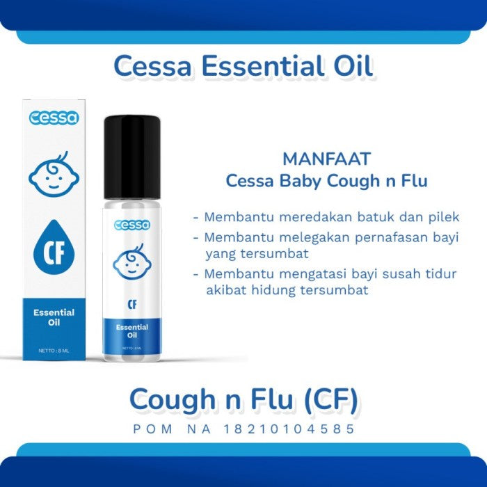 CESSA BABY ESSENTIAL OIL 8 ML PEREDA BATUK PILEK DEMAM REWEL