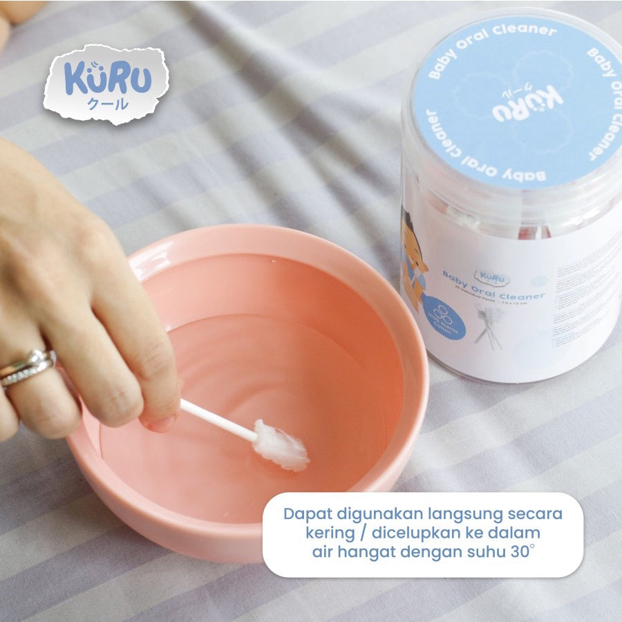 Kuru Baby Oral Cleaner | Pembersih Lidah Gigi Gusi Mulut Bayi