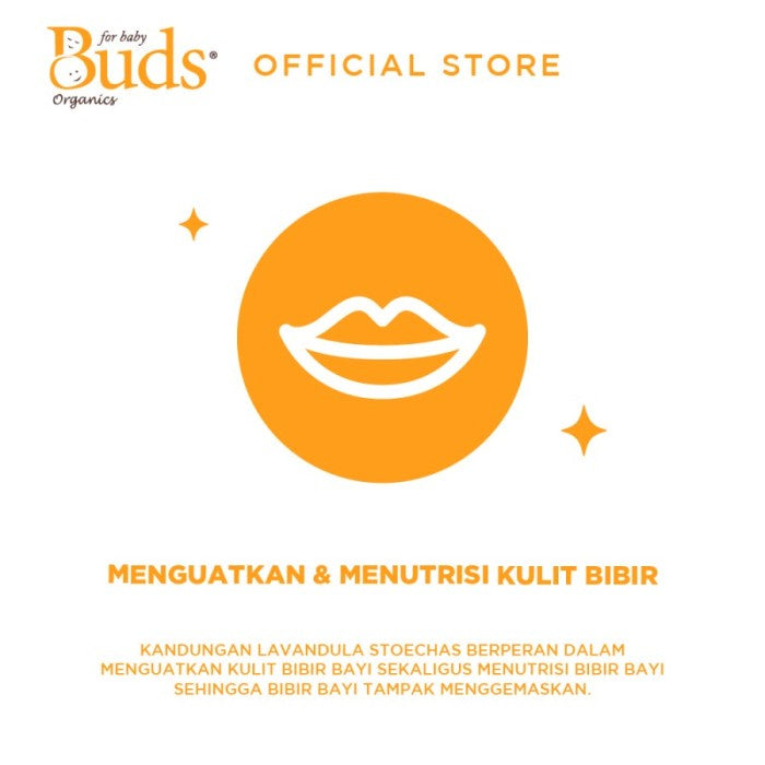 Buds Organics Pukka Pucker Lip Balm - Pelembab Bibir Bayi & Anak