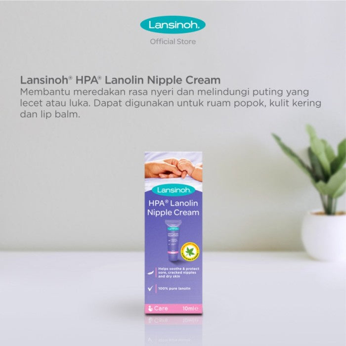 LANSINOH HPA Lanolin Sore Nipple Cream 10 / 40 ml - Krim Puting Lecet