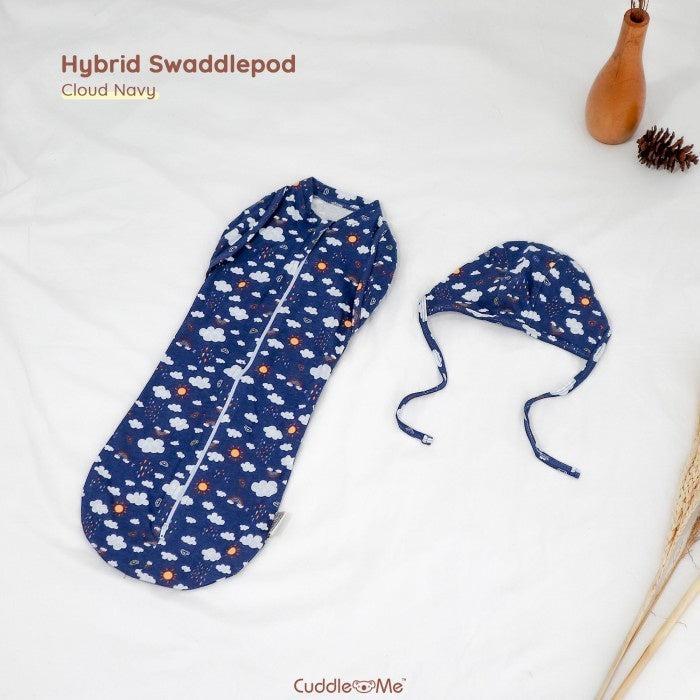 BEDONG BAYI-BEDONG INSTANT BAYI RESLETING-CUDDLEME HYBRID SWADDLEPOD