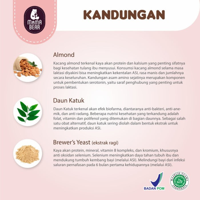 MamaBear Almon Almond Mix Pelancar Asi / Mama Bear Asi Booster