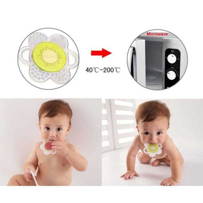 Teether bayi | Mombella Flower Fruit Silicone Teether - Gigitan Bayi