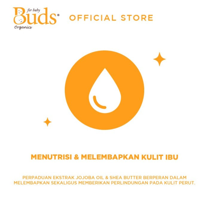 Buds Organics Beautiful Blooming Belly Stretch Mark Cream - Lotion Ibu