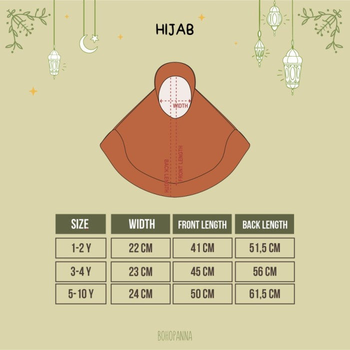 BOHOPANNA - RAYA COLLECTION - MALIKA SET - Setelan Anak Baju Lebaran