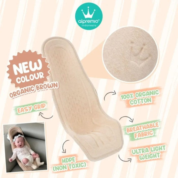 PREMIUM Alpremio Baby Nursing & Feeding Seat Organic cotton