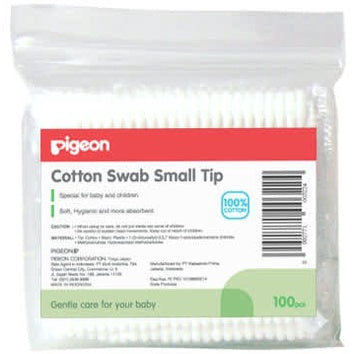 Pigeon Cotton Bud Swab Small Tip Korek Kuping Kapas 100s