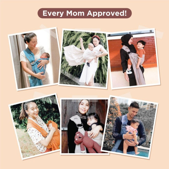 TWEELING Gendongan Bayi Ring Sling / Baby Sling