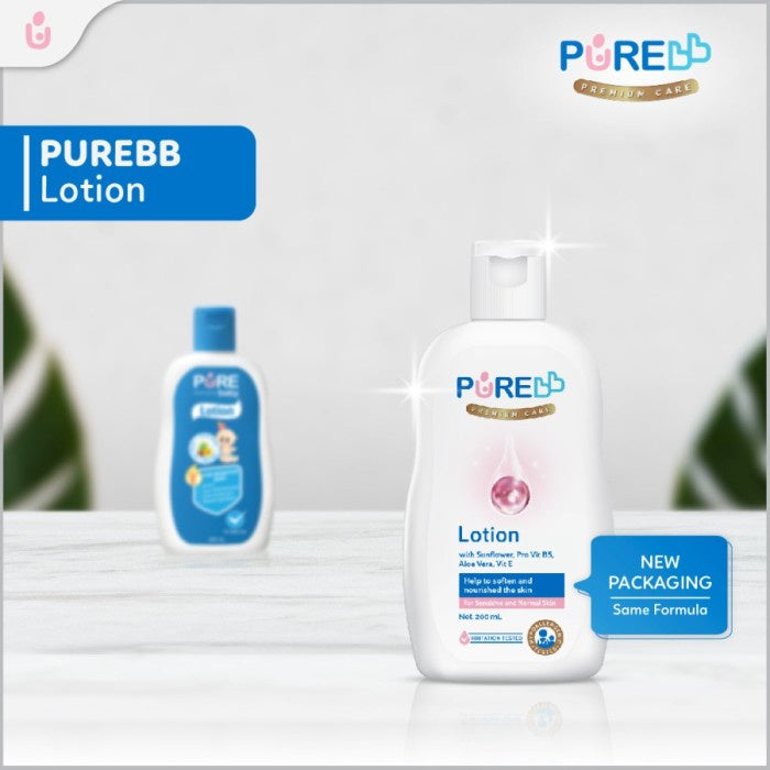 Purebb Lotion 200ml Pure Lotion Pijat Bayi