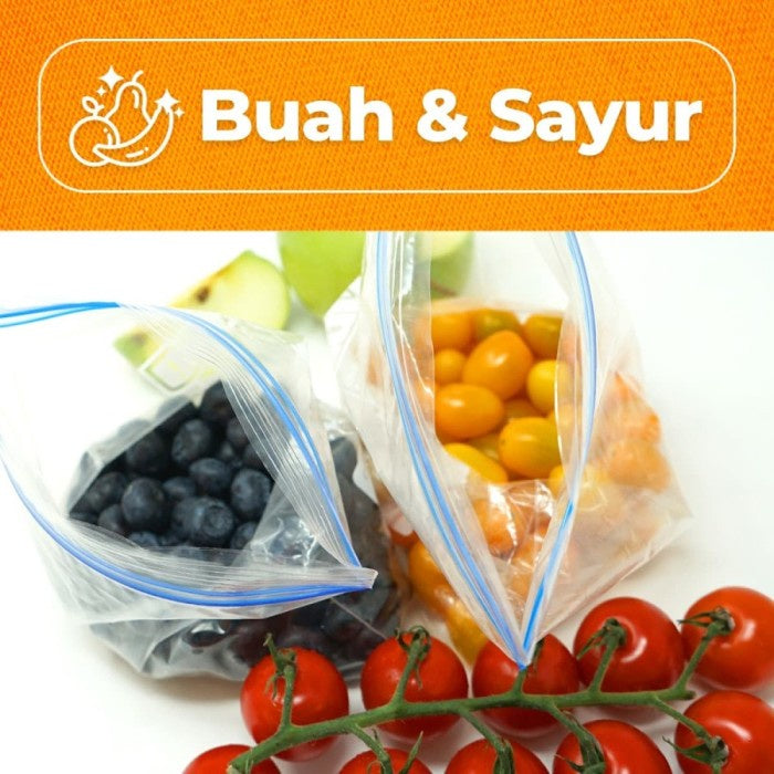 Bagus Zipperbag 20s 27x28 Double Lock Steril Food Grade