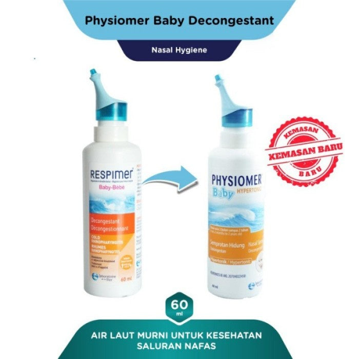 Physiomer Respimer Baby Decongestant 60ml - Pembersih Hidung Bayi