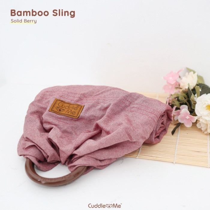 GENDONGAN BAYI - GENDONGAN JARIK M SHAPE-CUDDLEME BAMBOO SLING SOLID