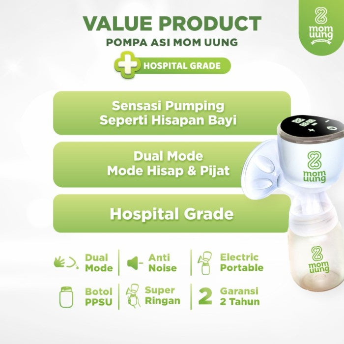 Momuung Breast Pump Portable POMPA ASI PORTABLE ELEKTRIK MOM UUNG