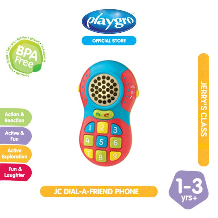 Playgro Jc Dial-A-Friend Phone Mainan Telepon Handphone Bayi