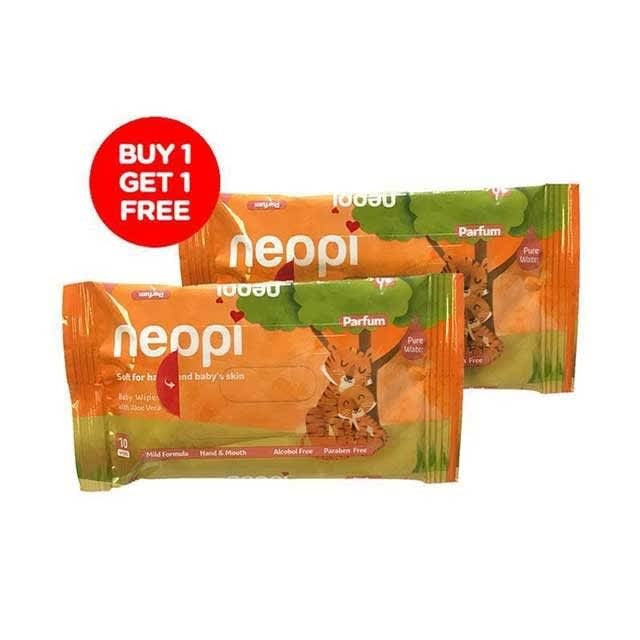 Neppi Wipes Parfum 10s BOGO Buy 1 get 1 Perfume