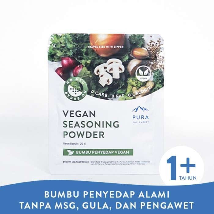 Pura Seasoning Sachet Beef Chicken Vegan Food Anchovy White Bait 20gr
