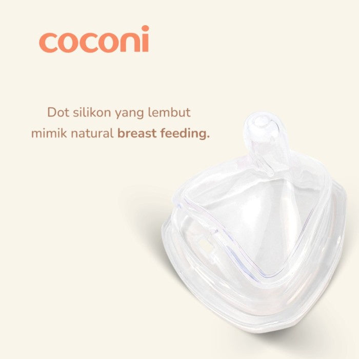 COCONI Triangle Bottle Nipple Replacement | Dot Pengganti Coconi