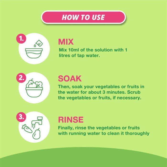 BerryC Berry C Veggie & Fruit Cleaner Pencuci Buah & Sayuran 100 ML