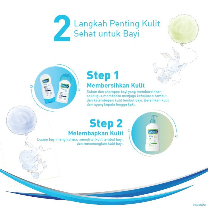 Cetaphil Baby Moist Bath & Wash 230ml Perawatan Sabun Mandi dan Shampo