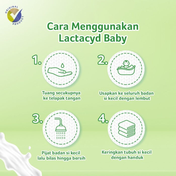Lactacyd Baby Extra Milky - Sabun dan Shampo Mandi Anak Bayi