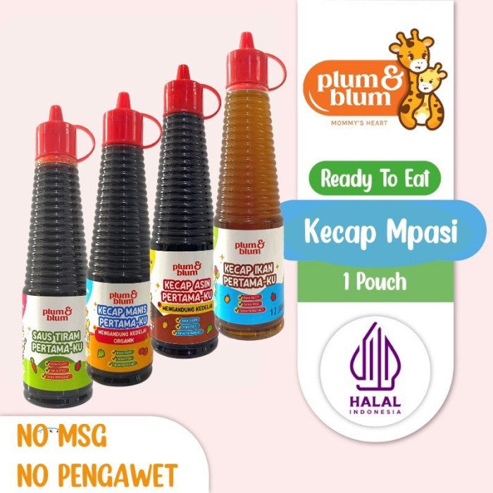 Plum & Blum Kecap Asin Mpasi Non MSG 130 gr Plum Blum Kecap Asin