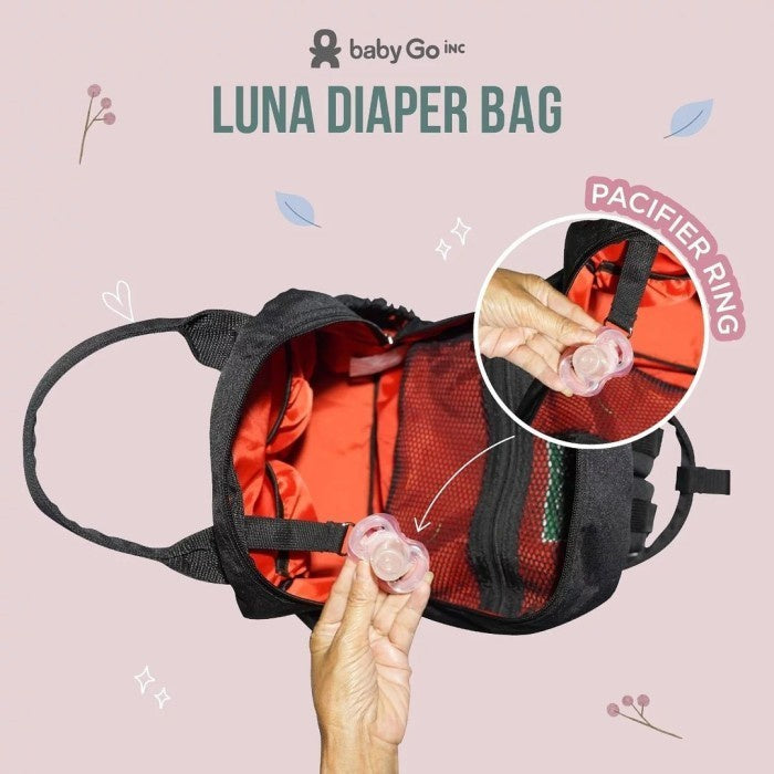 Babygo Inc - Babygo Inc Luna Diaper Bag Backpack Baby Go Inc Tas Bayi