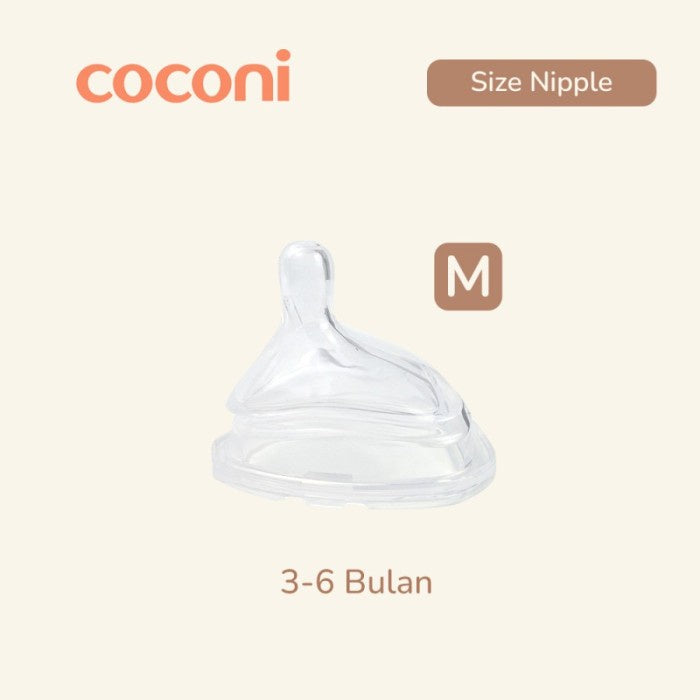 COCONI Triangle Bottle Nipple Replacement | Dot Pengganti Coconi