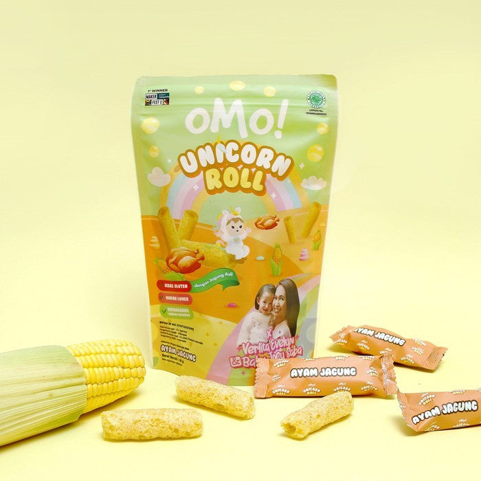 OMO! UNICORN ROLL - Snack Sehat Bayi 12 Bulan++