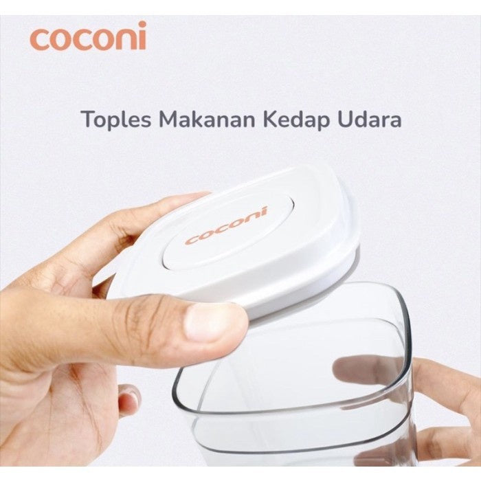 Coconi Pop Up Airtight Food Container / Toples Kedap udara untuk Susu