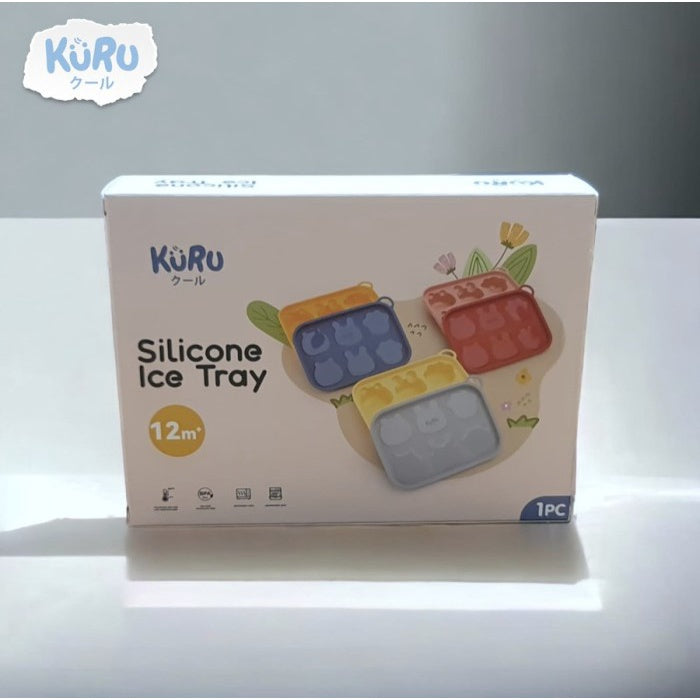 KURU SP10 Baby Silicone Ice Tray | Cetakan Makanan MPASI Kaldu Es Batu