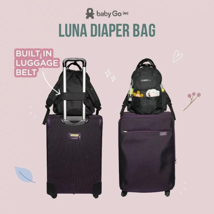 Babygo Inc - Babygo Inc Luna Diaper Bag Backpack Baby Go Inc Tas Bayi