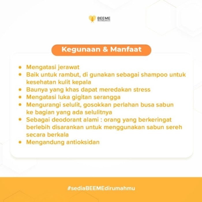 Beeme Natural Soap Sabun Facial Foam Anak