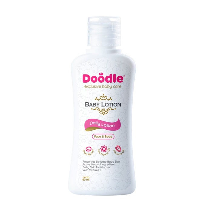 Doodle Baby Lotion | Face & Body Baby Lotion Wajah Badan Bayi