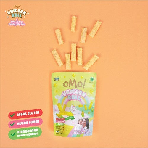OMO! UNICORN ROLL - Snack Sehat Bayi 12 Bulan++