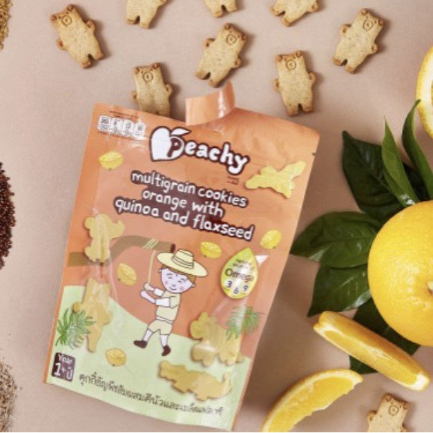 PEACHY Multigrain Cookies 50gr | Biskuit Snack Cemilan Sehat Bayi