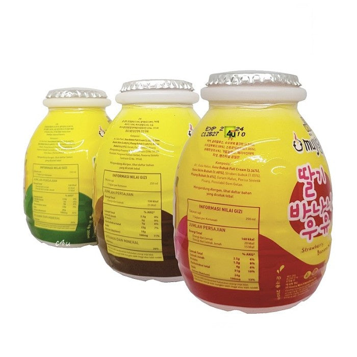 Mujigae BANANA MILK - Minuman Susu Berperisa Pisang - 250ml