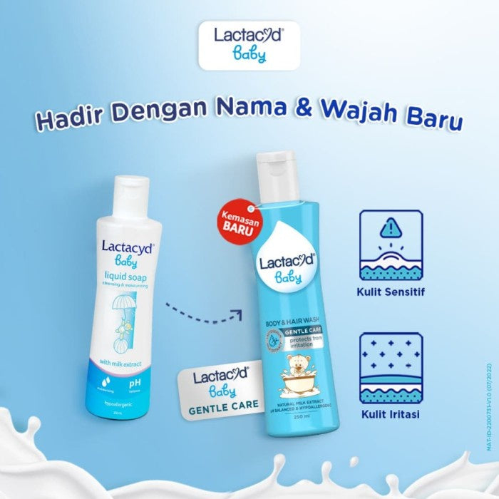 LACTACYD Baby Cleansing and Moisturizing Sabun Bayi 60ml 150ml 250ml